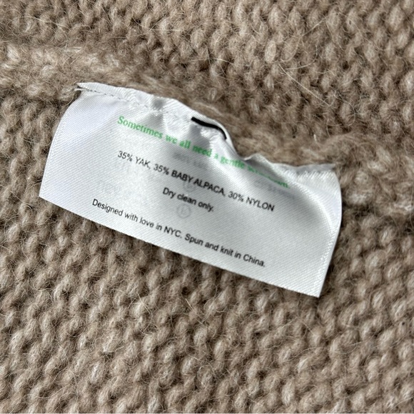 MM Lafleur Frederick Alpaca Cardigan, XS/S, NWT. - Picture 7 of 10